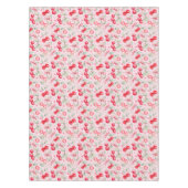 Kersen op Top Baby shower Roze Coquette Tafelkleed (Voorkant)