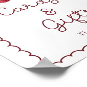 Kersen op top Vrijgezellenfeest Kaarten & geschenk Poster (Hoek)