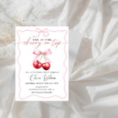 Kersen op Top Vrijgezellenfeest- Sweet & Elegant P Kaart