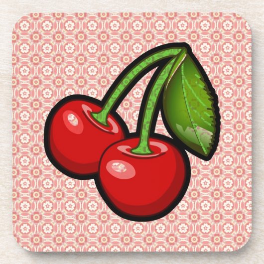 Kersen op ventilator onderzetter (Voorkant)