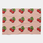 Kersen op ventilator theedoek (Horizontaal)