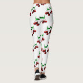 Kersen op witte legging (Achterkant)