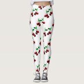 Kersen op witte legging (Voorkant)