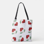 Kersen overal Print Canvas tas (Achterkant)
