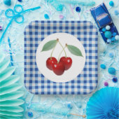 Kersen Papieren Bordje (Feest)