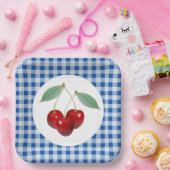 Kersen Papieren Bordje (Feest)