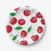 Kersen Papieren Bordje (Voorkant)