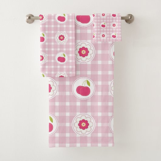 Kersen Picknick Handdoekenset Bad Handdoek (Insitu)