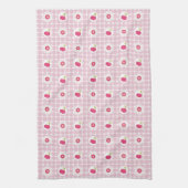 Kersen Picknick Keukenhanddoek (Verticaal)
