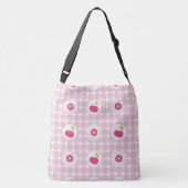 Kersen Picknick Schoudertas Crossbody Tas (Achterkant)