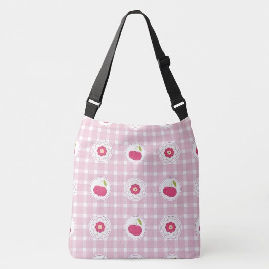 Kersen Picknick Schoudertas Crossbody Tas (Voorkant)