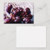 Kersen Plaatskaartje (Voorkant / Achterkant)