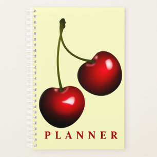 Kersen Planner met aangepaste kleuren of tekst