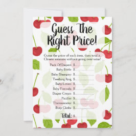 Kersen raden de prijs van het Baby shower