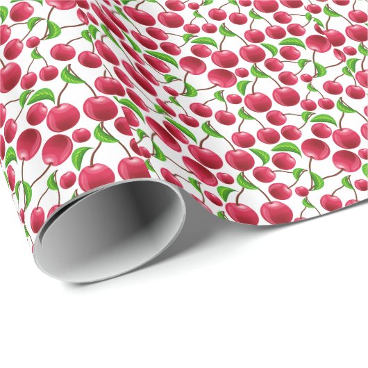 Kersen Retro  Hepcat cadeaupapier (Rol Hoek)