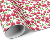 Kersen Retro Vintage Hepcat Cadeaupapier (Rol Hoek)