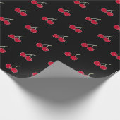 Kersen, rode kersen cadeaupapier (Hoek)