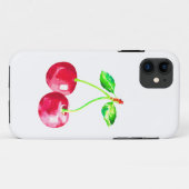 Kersen, rode kersen Case-Mate iPhone case (Achterkant (horizontaal))