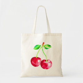 Kersen, rode kersen tote bag