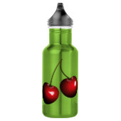 Kersen Roestvrijstalen Waterfles (Rechts)
