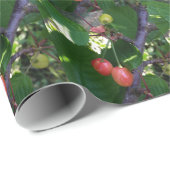 Kersen rood cadeaupapier (Rol Hoek)