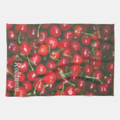 Kersen Rood Fruit Persoonlijk Theedoek (Horizontaal)