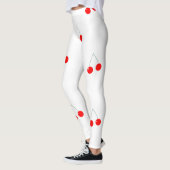 Kersen rood patroon leggings (Links)