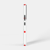 Kersen rood patroon samsung galaxy hoesje (Rechterkant)