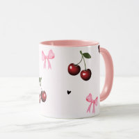 Kersen & Roze Strikken Patroon - Coquette Esthetie