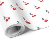 Kersen schattig illustratie inpakpapier (Rol Hoek)