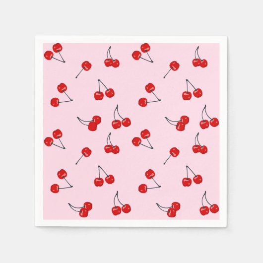 Kersen servet (Voorkant)
