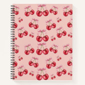 Kersen Spiraal Notebook Notitieboek (Voorkant)