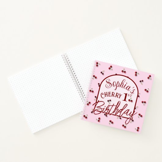 Kersen Spiral Notitieboek (Binnen)