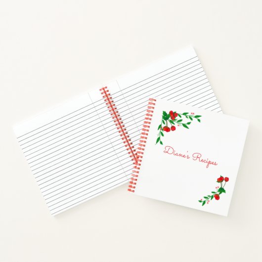 Kersen Spiral Notitieboek (Binnen)