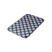 Kersen Stippenpatroon – Retro Fruit Cadeau & Decor Badmat (Gekanteld)