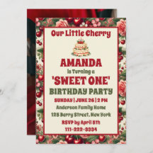  kersen 'Sweet One' 1e verjaardag foto