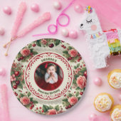 kersen 'Sweet One' 1e verjaardag foto Papieren Bordje (Feest)