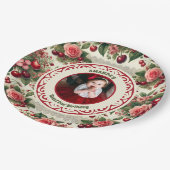 kersen 'Sweet One' 1e verjaardag foto Papieren Bordje (Gekanteld)