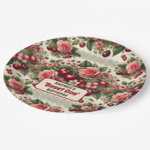  kersen 'Sweet One' 1e verjaardagsfeest Papieren Bordje (Gekanteld)