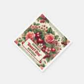  kersen 'Sweet One' 1e verjaardagsfeest Servet (Hoek)