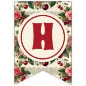  kersen 'Sweet One' 1e verjaardagsfeest Vlaggetjes (Tweede vlag)