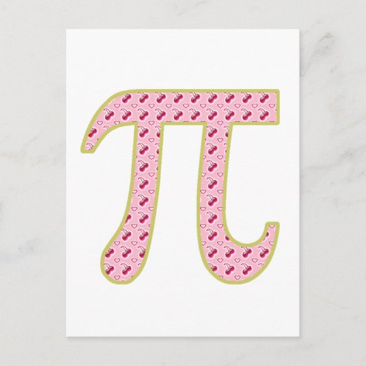 kersen (taart) briefkaart (Voorkant)