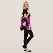 Kersen taart tote bag (Op model)