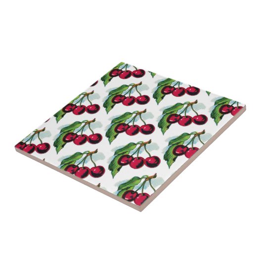  kersen tegeltje (Zijkant)