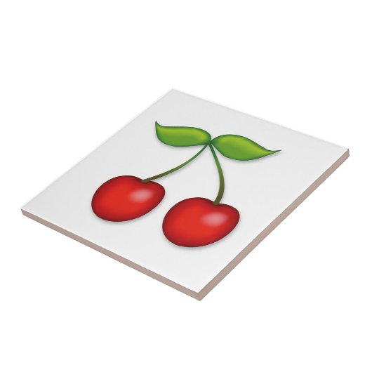 Kersen Tegeltje (Zijkant)