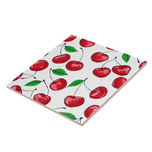 Kersen Tegeltje (Zijkant)