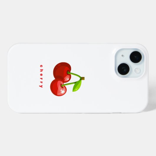 kersen telefoonhoesje Case-Mate iPhone case (Achterkant (horizontaal))