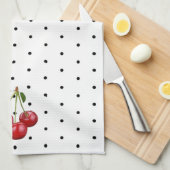 Kersen Theedoek (Quarter Fold)