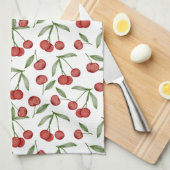 Kersen Theedoek (Quarter Fold)