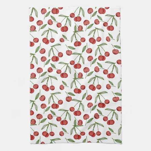 Kersen Theedoek (Verticaal)